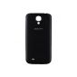 Samsung Galaxy S4 battery cover Black Edition black (leather cover as Note 3) (Electronics)
