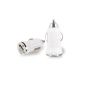 TheBlingZ USB Charger Adapter / Car Charger White (Electronics)