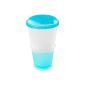 Rosenstein & Söhne cereal-to-go cup with milk-cooling compartment and spoon (household goods)