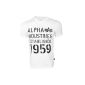 Alpha Industries Basic Print 5 T-Shirt White White White Black Black (Textiles)