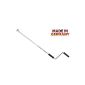 Awning crank, crank for awning length 80 cm, steel, galvanized, ball hook (garden products)