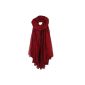 EOZY Woman Scarf Shawl Scarf Linen Fabric Single Colour Couture Lace (Clothing)