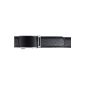 Genuine leather - Belt (automatic closure) GIL-DESIGN Black Width 3.2 cm (Textiles)