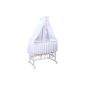 2in1 rollaway Still Cot Cot including bedding set:. White 94 x 44 x 94 cm New 25 (Baby Product)