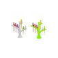 COM FOUR® Fruit and cheese skewers skewers Party in bird and tree design Set (Set of 2: Green / White) (household goods)