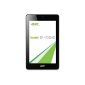 Acer Iconia One 7 (B1-730HD) 17.8 cm (7-inch) Tablet PC (Intel Atom Z2560, 1.6GHz, 1GB RAM, 8GB eMMC, HD display with IPS technology, Android 4.2) white (Personal Computers)