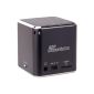 JAY-tech mini SA101 Bass Cube Mini Speaker and MP3 player (microSD card slot, USB) (Electronics)