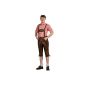 Men's costumes lederhosen knee breeches in different colors, costume leather pants in sizes 46 to 60 (textiles)
