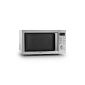Klarstein Steelwave stainless steel microwave with grill (23 liter capacity, 800 watts / 1000 watts grill, 60min timer) silver (household goods)