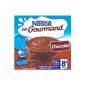 Nestlé Baby P'tit Gourmand Chocolate Milking from 8 months 4 x 100 g - Set of 6 (24 cups) (Health and Beauty)