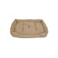 Pet bed dog bed cat bed pet cushion Slim XL Beige (Misc.)