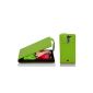 Cadorabo!  PU Leather Pattern Protective Flip Style for LG G2 MINI in green (Electronics)