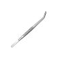 Tweezers - kitchen tweezers - turning tweezers - Length: 29cm - bent - grooved - Stainless steel (Misc.)
