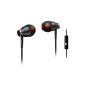 Philips SHE9005A / 00 Android high-end in-ear headphones, speakerphones Black / Red (Accessories)
