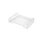 Herlitz 1610393 Filing tray A4 landscape, transparent and stackable (Office supplies & stationery)