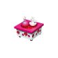 Trousselier Wood Music Box Angel Bunny - Pink (Toy)