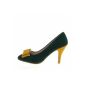 Women's shoes, pumps, with Deco, X2522A, synthetic in high quality leather optic (Textiles)