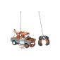 Dickie Toys 203089507 - Disney Cars 2 - RC Mater, 3-channel radio control, 27 or 40 MHz (sorted), 1:16, 29 cm, brown (Toys)