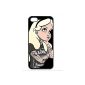 IPHONE 5C ALICE TATTOOS EDGES WHITE SILICONE + FILM PROTECTION AVAILABLE MTP-CASE (Electronics)