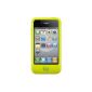 SwitchEasy Colors Silicone Case for Apple iPhone 4 4S Green Lime Green colors (Wireless Phone Accessory)