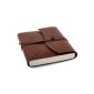 Romano Handmade Italian notebook made of recycled leather (13cm x 17cm) (Office supplies & stationery)