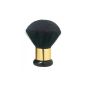 Comair neck Wedel Jumbo black with gold ring, with bristles made of goat hair (Personal Care)