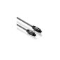 PerfectHD Premium Toslink Cable Male to Male, 6mm diameter, metal plug *** 2-pack - 1.5 meters *** (Electronics)
