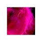 About 25 FEATHER Colour FUSCHIA // deco wedding feast baptism birthday (Toy)