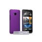 Yousave Accessories Case for HTC One Purple (Wireless Phone Accessory)
