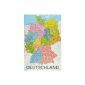 Empire 394248 Maps Germany politically in 2011 Maps Posters Maps Germany states 61 x 91.5 cm (household goods)