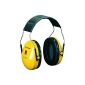 3M Peltor earmuffs H510AC for noise level to 98 dB, very easy, infinitely adjustable headband, yellow (tool)
