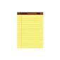 Paper Pads, Legal Rule, Letter Size, Canary, 50 sheet pads, 12 / Pack (Office supplies & stationery)