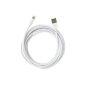 White 3 meter USB Data Cable Charger for iPhone 5, 5s, 5c, iPhone 6, iPhone 6 Plus, iPad 4, mini, Air, iPod Touch 5G, iPod Nano 7G of Star Phone (Electronics)