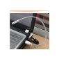 Huayang Mini Portable USB LED USB lamp angle adjustable lamp for PC Laptop Notebook (kitchen)