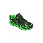 GIBRA Sport shoe, black / neon green Gr.  38