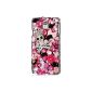 Mavis's Diary 3D Bling Rhinestone Imperial Crown and Bow Black Skull Flower Case Cover for Samsung Galaxys Note 3 Crystal PC Case Cover Shell Case (Electronics)