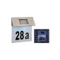 Design Solar LED house number Stainless steel house numbers # 249