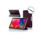 ForeFront Cases® - New Foldable Leather Case Cover for Samsung Galaxy Tab 12.2 T900 PRO - Complete protection of the unit and intelligent function alarm clock with 3 YEARS WARRANTY OF CASES FOREFRONT + Stylus (Electronics)