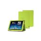 Medion E10320 E10318 E10317 Supremery® Lifetab E10316 Pouch Case Cover Leather Case Cover with Stand Function Color: Green (Electronics)