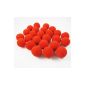 25 x foam clown nose costume Cosplay Party red (toy)