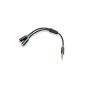 Cable Matters Splitter Adapter Jack 3.5 mm Stereo - Black (Electronics)