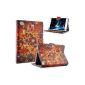 Dell Venue 8 Pro Tablet sleeve / Smart Cover / case included stand function and elegant designer imprint.  Beautifully crafted and truly eye-catching design: brand logos (Electronics)