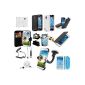 Lot From 13 Accessories Galaxy S4 I9195 Mini Stylus Charger Case Support Case Case (Electronics)