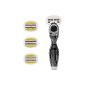 SHAVE-LAB - SEIS - Starter Set Shaver with 4 blades (Black Edition with PL6 + - for women) (Health and Beauty)