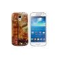 Hard case kwmobile® Urban Design (London) for Samsung Galaxy S4 Mini i9190 / i9195 in Red (Wireless Phone Accessory)