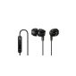 Sony DR-EX12iPB Earphones with integrated remote control for iPod / iPhone / iPad Black (Electronics)