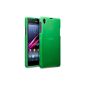 Sony Xperia Z1 TPU Silicon Case CASE COVER, TERRAPIN Retailverpackung (transparent green) (Electronics)