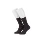 10 pair of stylish men's socks from Piarini® quality stockings in black and white and Navy 100% cotton without seam (Textiles)