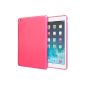 Juppa® Apple Ipad Air / Ipad 5 5th Gen 2013 TPU Silicone Case Cover Protective Case with LCD Screen Protector (Rose / Pink)