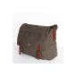 Handbag Queen UK - Large brown bag unisex laptop bag messenger bag 